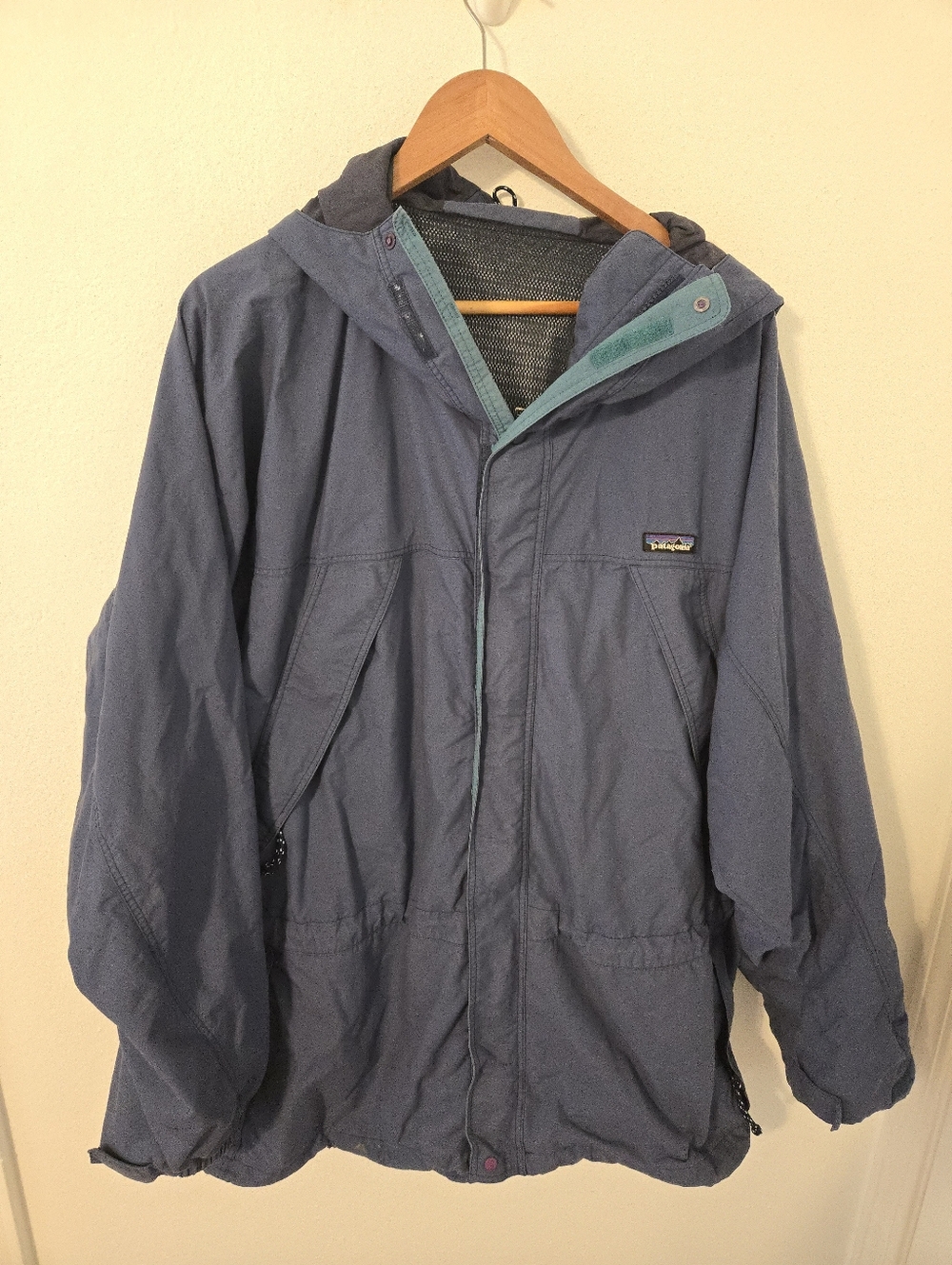 Vintage Patagonia Storm Jacket Blue Mens XXL Windbreaker
